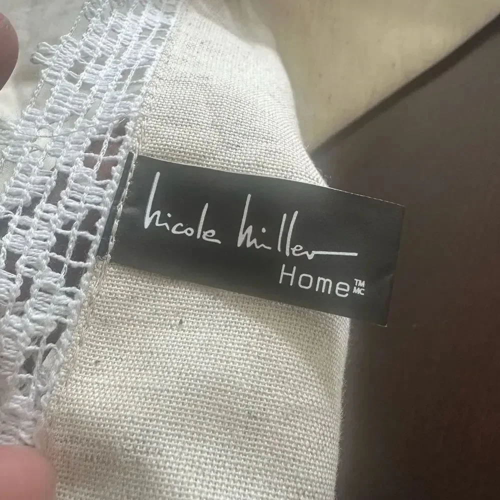 Nicole Miller Cotton Blend Table Runner